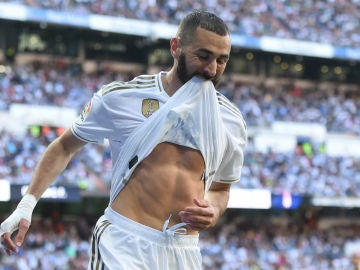 Karim Benzema, con el Real Madrid Karim Benzema, con el Real Madrid