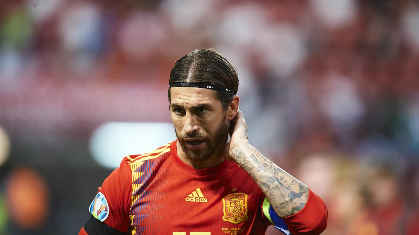 Sergio Ramos, con España Sergio Ramos, con España