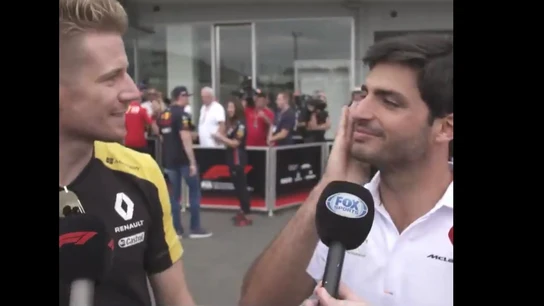 Hulkenberg y Sainz en el GP de Japón Hulkenberg y Sainz en el GP de Japón