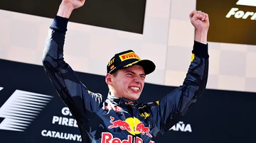 Max Verstappen, tras ganar el GP de España 2016