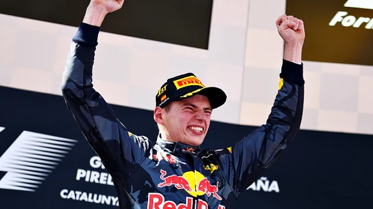 Max Verstappen, tras ganar el GP de España 2016 Max Verstappen, tras ganar el GP de España 2016