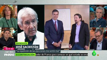 José Sacristán, sobre la repetición electoral: "Pablo Iglesias se preocupó demasiado de saber a cuánto estaba el kilo de ministerios"