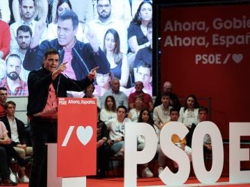 Pedro Sánchez en un acto del PSOE en Alcorcón Pedro Sánchez en un acto del PSOE en Alcorcón