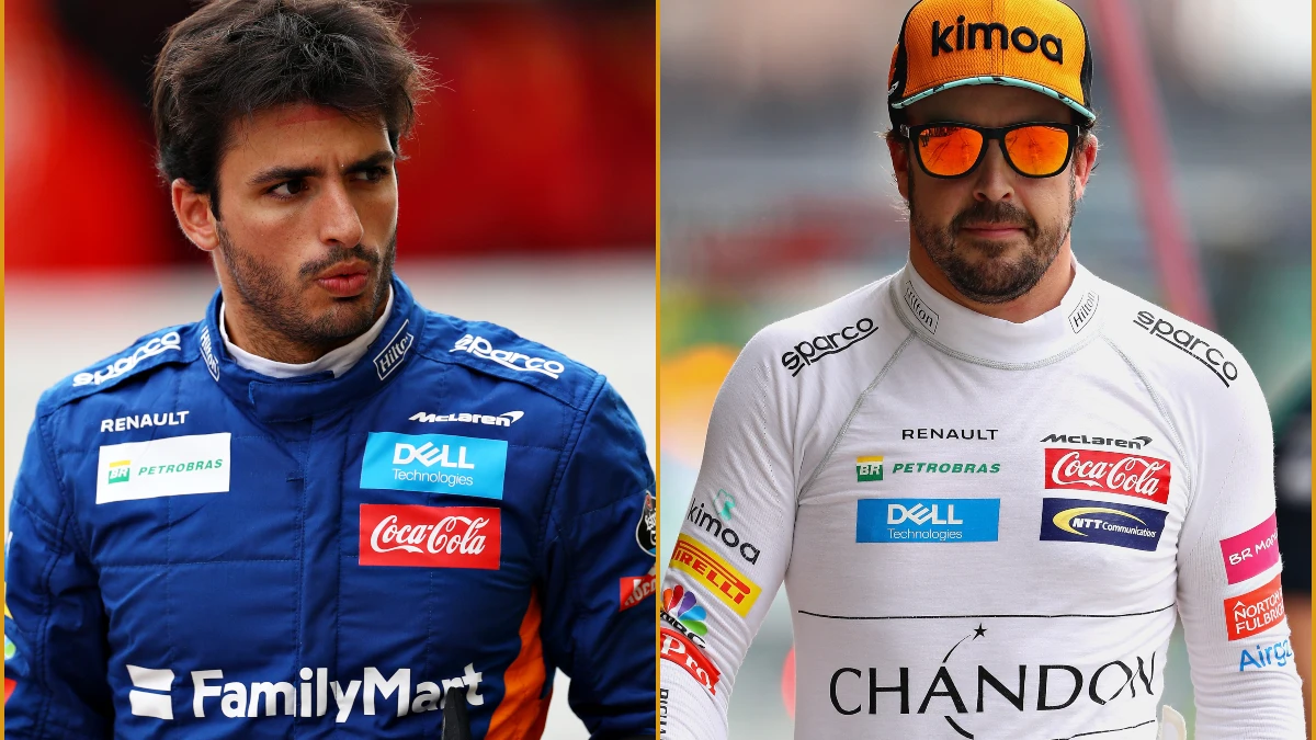 Carlos Sainz y Fernando Alonso