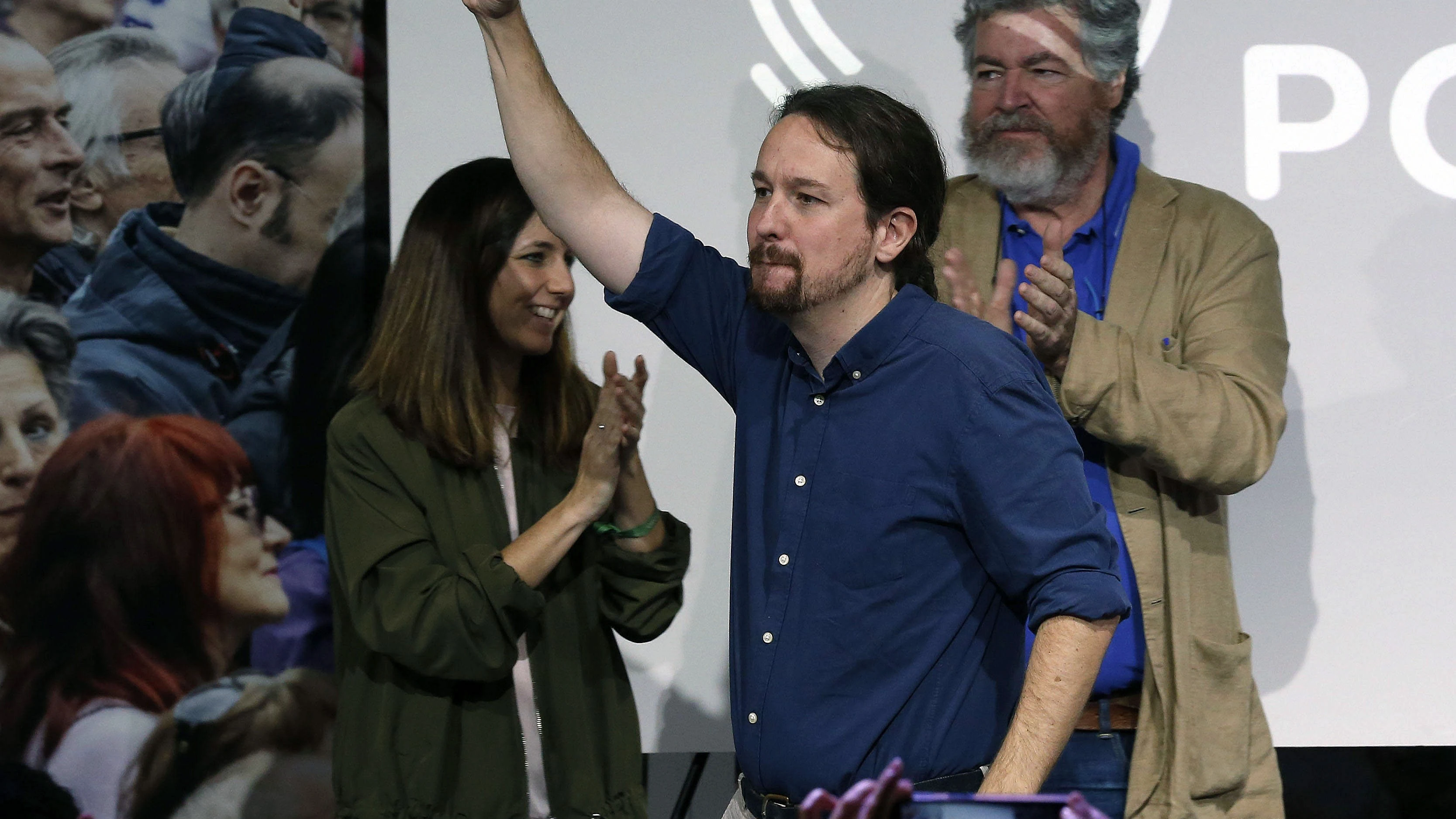 El secretario general de Podemos, Pablo Iglesias