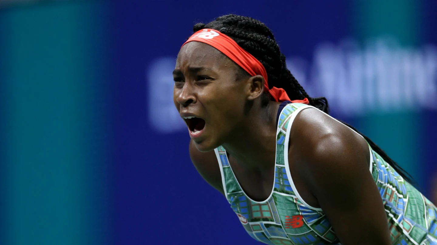 Cori Gauff, en un partido Cori Gauff, en un partido