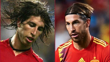 Sergio Ramos, el antes y el ahora