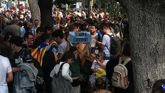 Manifestación tras la sentencia del procés Manifestación tras la sentencia del procés