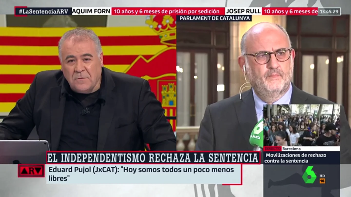 Eduard Pujol en Al Rojo Vivo Eduard Pujol en Al Rojo Vivo