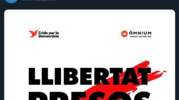 El tuit del Lleida exigiendo la libertad de los políticos catalanes en prisión