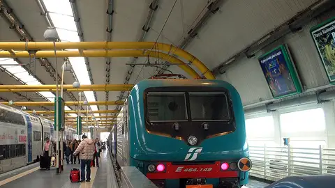 Estación de tren en Fiumicino Estación de tren en Fiumicino