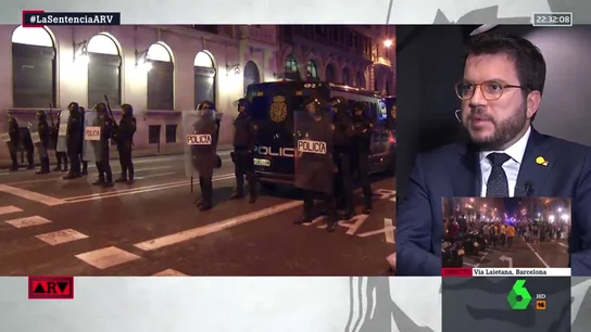 Pere Aragonès: "No se puede acabar un conflicto político con un resolución penal" Pere Aragonès: "No se puede acabar un conflicto político con un resolución penal"