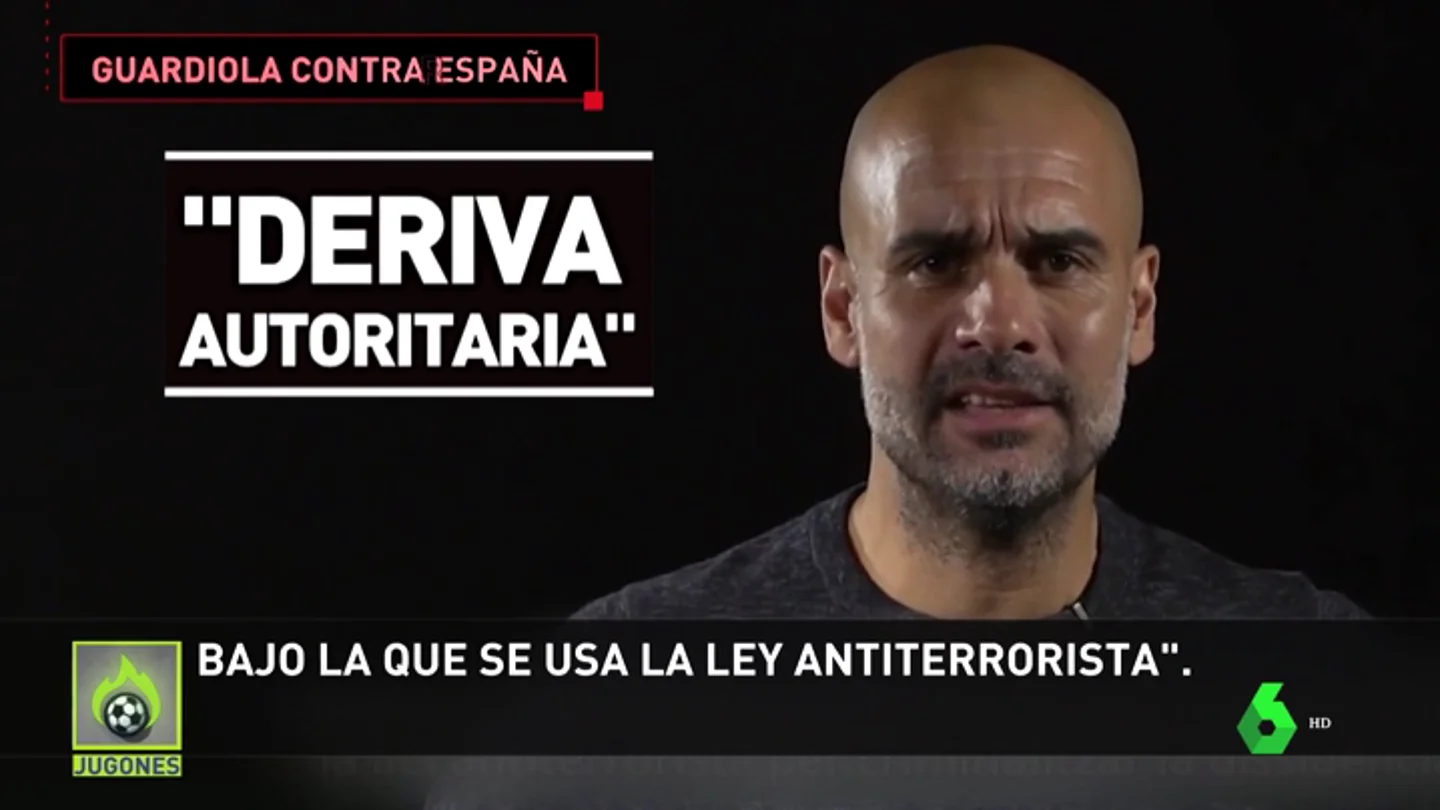 Guardiola ataca a España Guardiola ataca a España