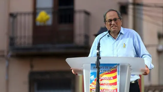 El presidente de la Generalitat, Quim Torra El presidente de la Generalitat, Quim Torra