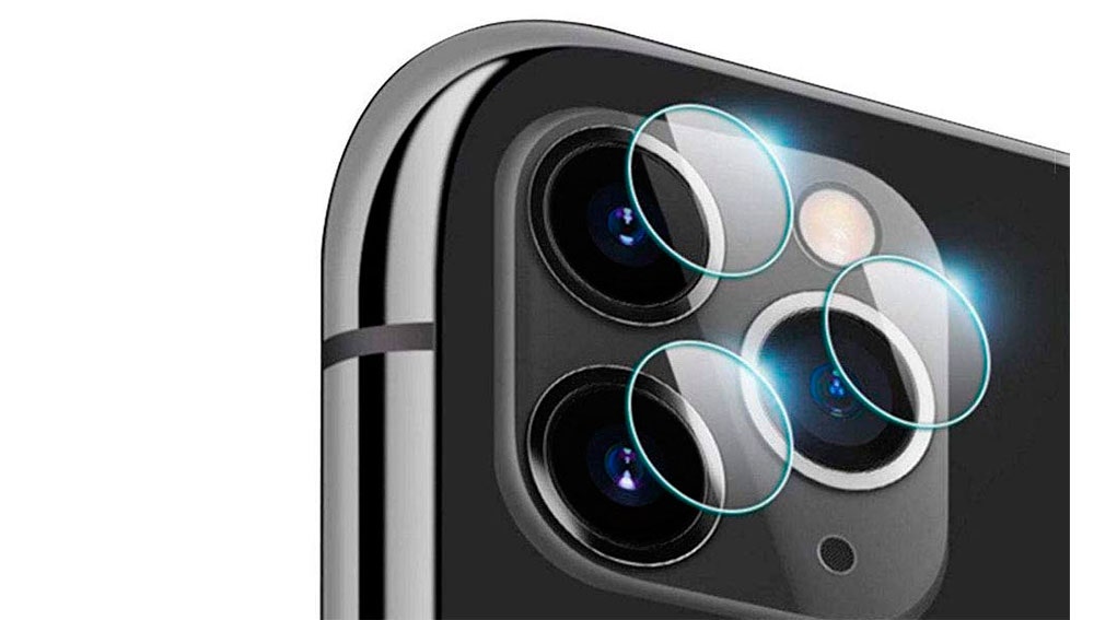 Protector lentes cámara triple del iPhone 11 Pro