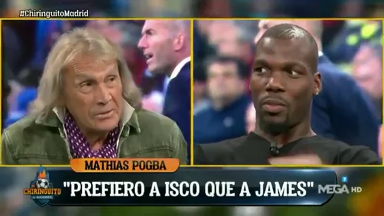 El encendido debate de Gatti y Mathias Pogba sobre Isco y James: "Tiene cosas de Guti" El encendido debate de Gatti y Mathias Pogba sobre Isco y James: "Tiene cosas de Guti"