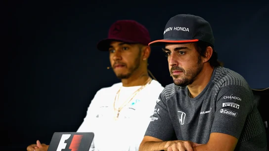Fernando Alonso y Lewis Hamilton Fernando Alonso y Lewis Hamilton