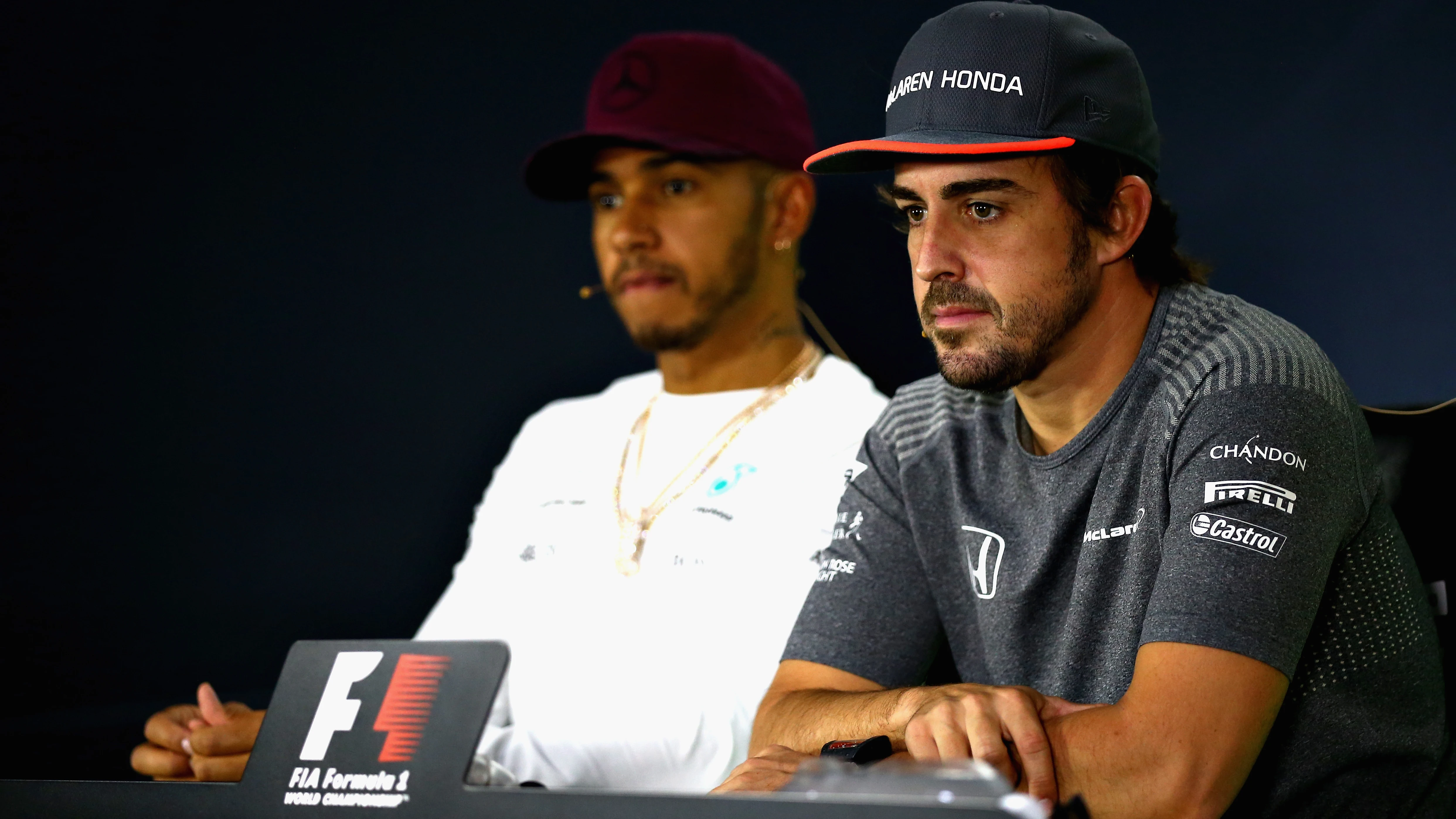 Fernando Alonso y Lewis Hamilton