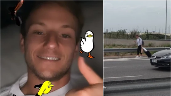 Rakitic, afectado por los bloqueos en el aeropuerto de El Prat Rakitic, afectado por los bloqueos en el aeropuerto de El Prat