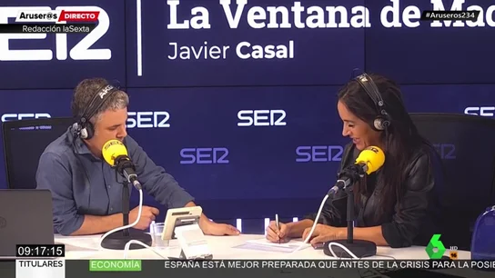 Begoña Villacís en un entrevista en la Cadena Ser Begoña Villacís en un entrevista en la Cadena Ser