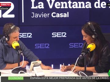 Begoña Villacís en un entrevista en la Cadena Ser Begoña Villacís en un entrevista en la Cadena Ser