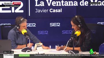 Begoña Villacís en un entrevista en la Cadena Ser