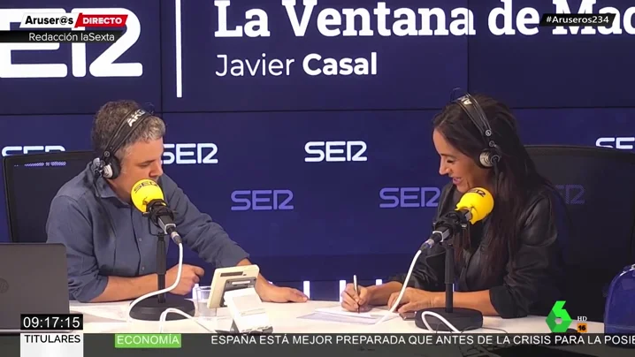 Begoña Villacís en un entrevista en la Cadena Ser