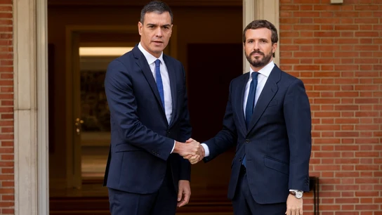 Pedro Sánchez y Pablo Casado Moncloa