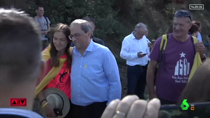 Torra evita condenar la violencia