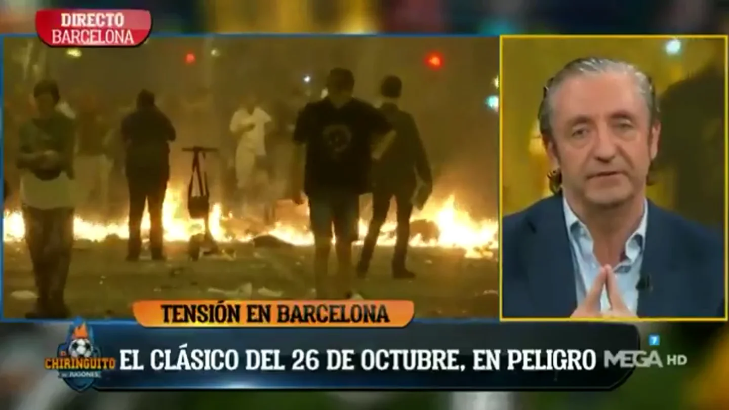 El mensaje viral de Josep Pedrerol en catalán para arrancar 'El Chiringuito': "Aguantad" El mensaje viral de Josep Pedrerol en catalán para arrancar 'El Chiringuito': "Aguantad"