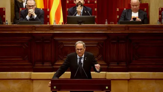 El presidente de la Generalitat, Quim Torra El presidente de la Generalitat, Quim Torra