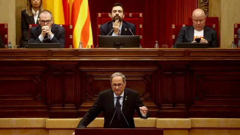 El presidente de la Generalitat, Quim Torra