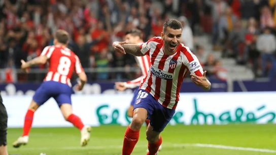 Ángel Correa celebra un gol Ángel Correa celebra un gol