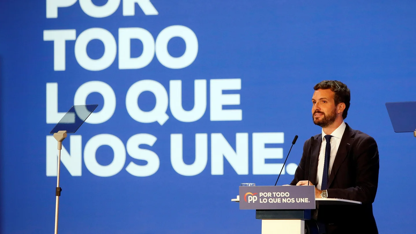 Elecciones generales 2019: El presidente del Partido Popular, Pablo Casado Elecciones generales 2019