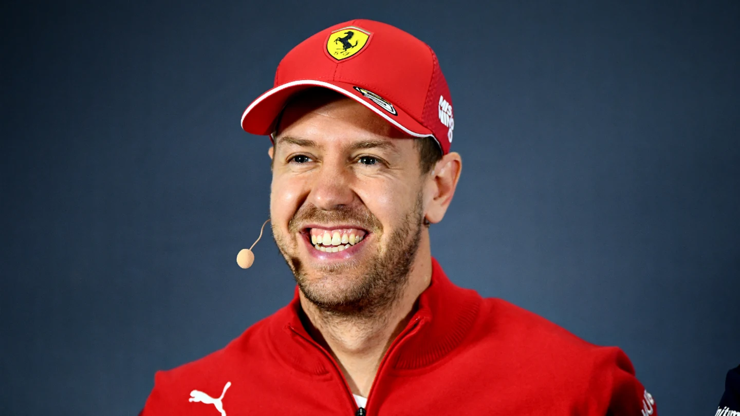 Sebastian Vettel, sonriente Sebastian Vettel, sonriente