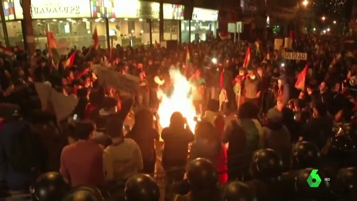 Protestas en Bolivia