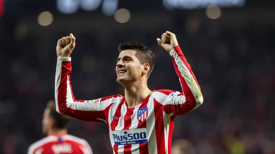 Álvaro Morata celebra un gol Álvaro Morata celebra un gol