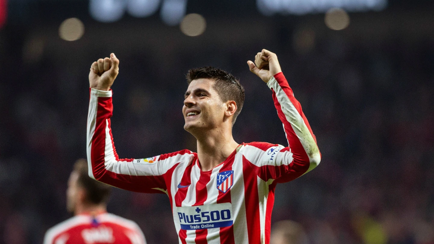 Álvaro Morata celebra un gol Álvaro Morata celebra un gol