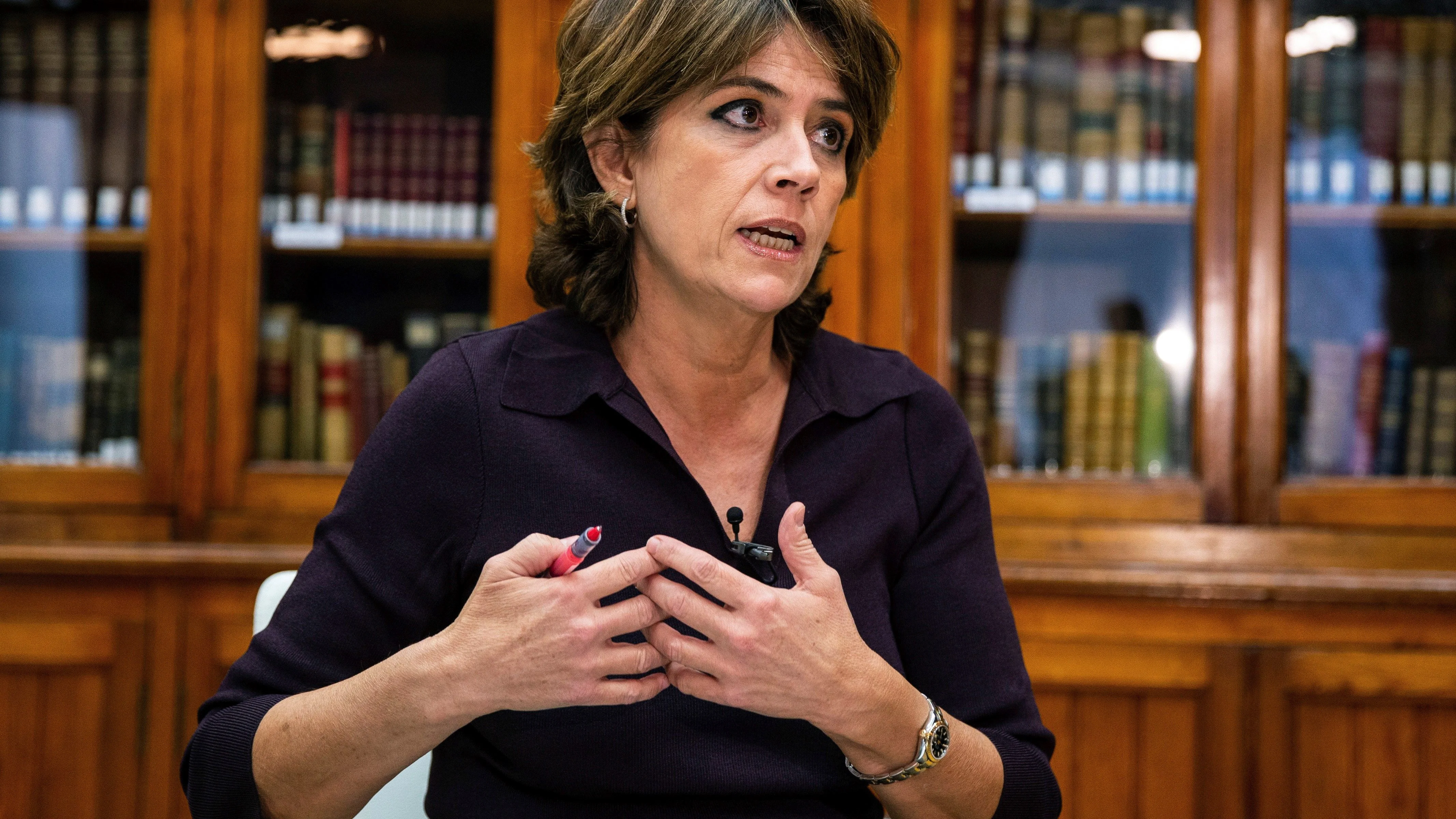 La ministra de Justicia en funciones, Dolores Delgado