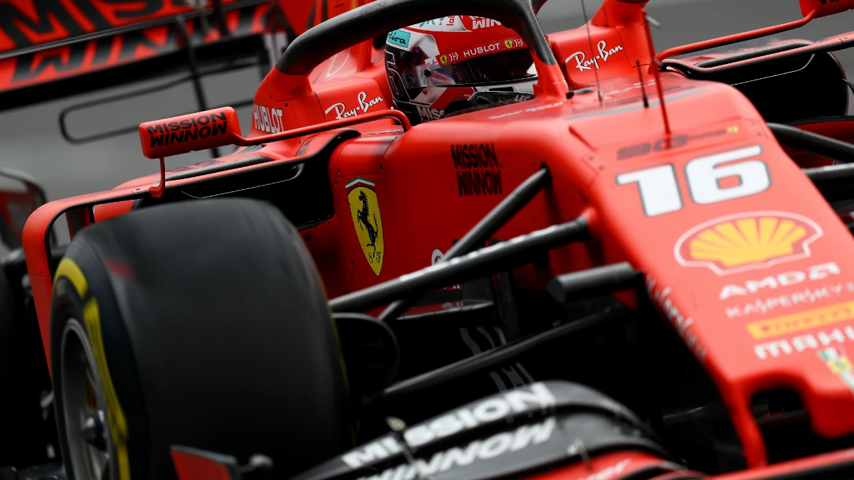 Charles Leclerc, en acción