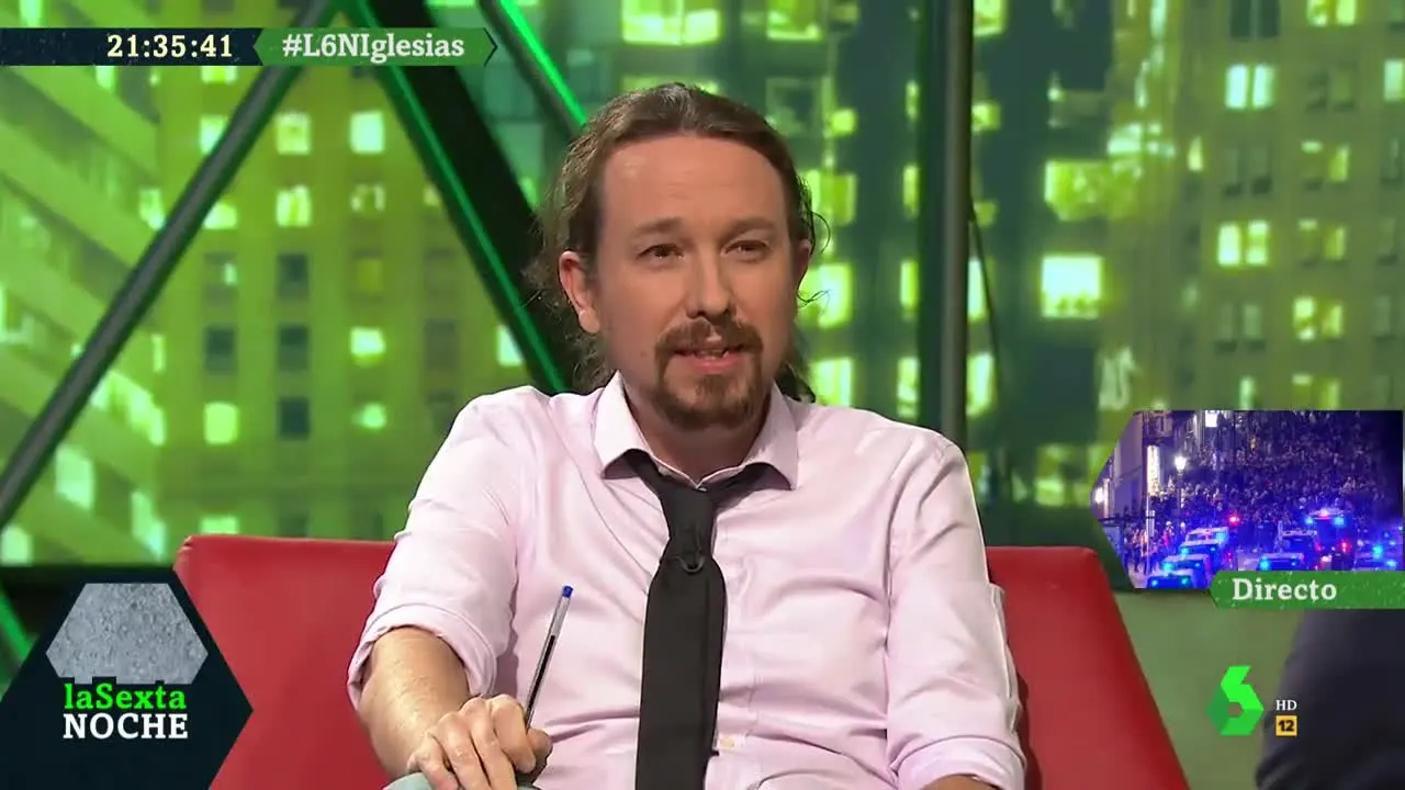 Pablo Iglesias en laSexta Noche