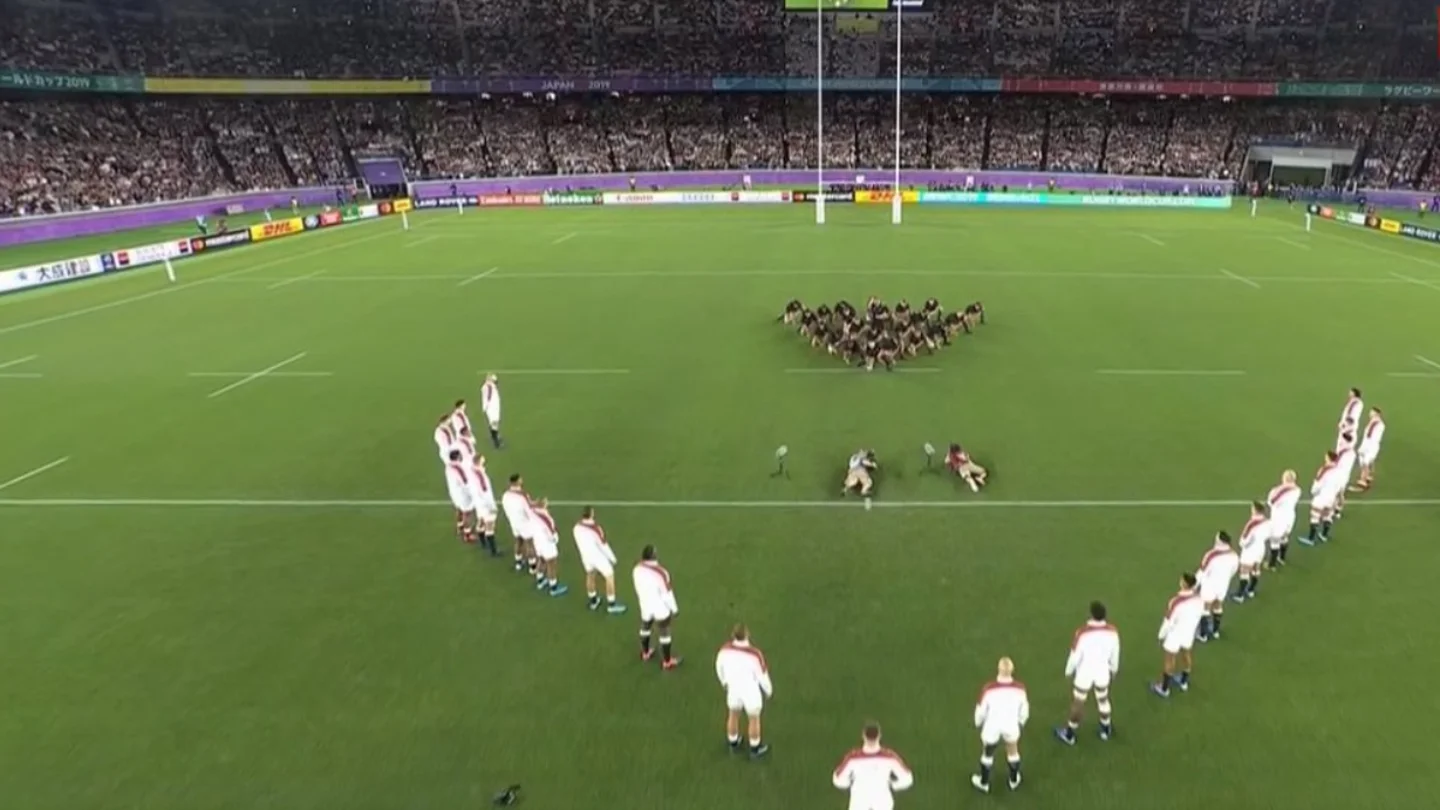 Así respondieron los ingleses a la haka de los All Blacks Mundial de Rugby