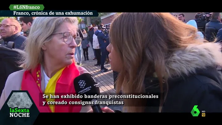 "Estoy aquí porque Franco nos salvó de comunismo": así se vivió la exhumación del dictador a las puertas de Mingorrubio