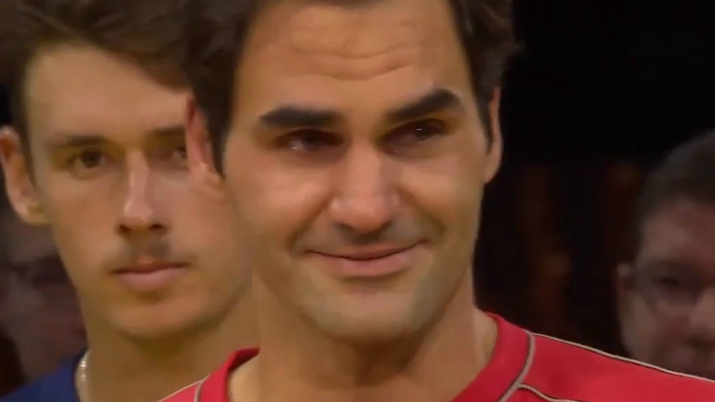 Las lágrimas de Roger Federer Las lágrimas de Roger Federer
