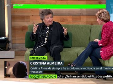 Cristina Almeida en Liarla Pardo Cristina Almeida en Liarla Pardo
