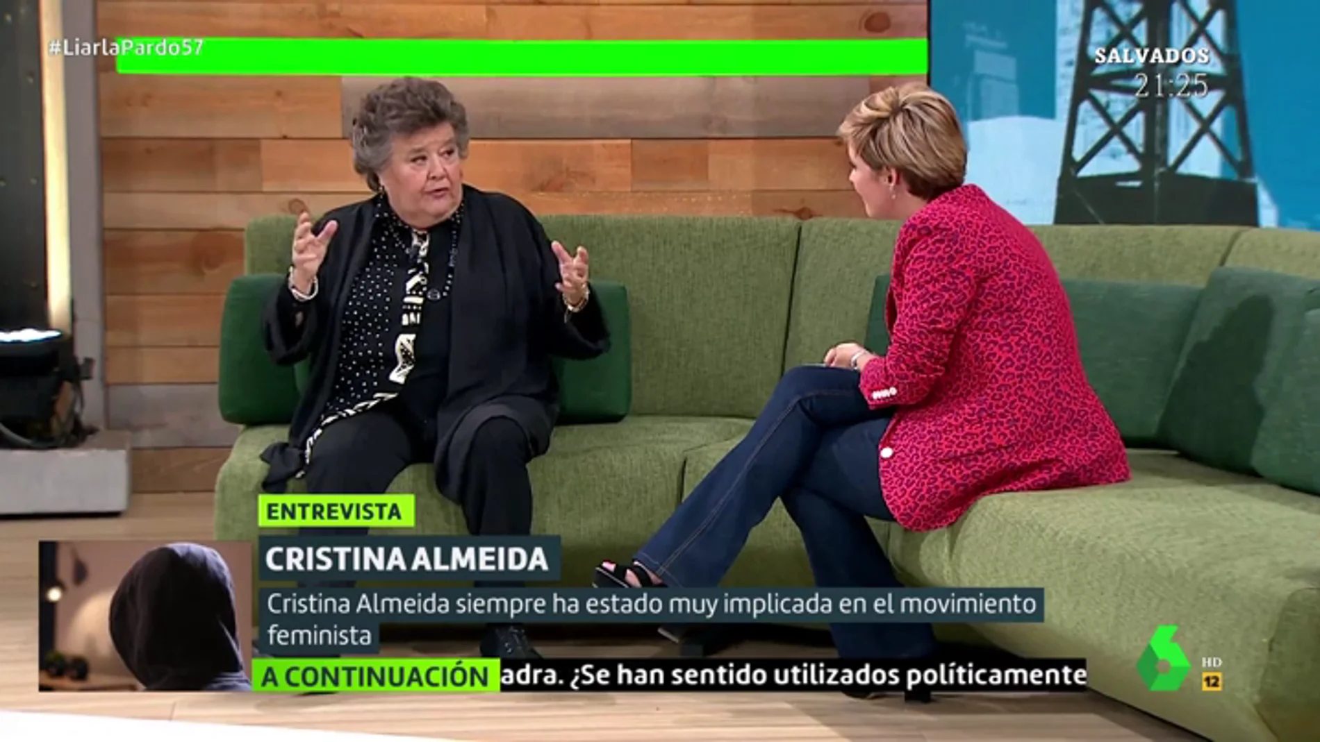 Cristina Almeida en Liarla Pardo