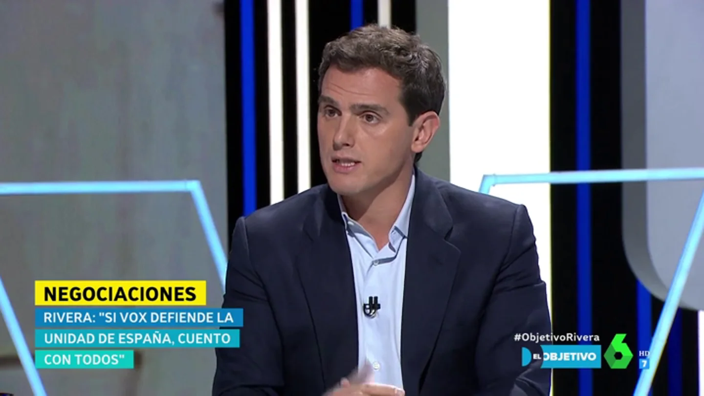 Albert Rivera en El Objetivo Albert Rivera en El Objetivo