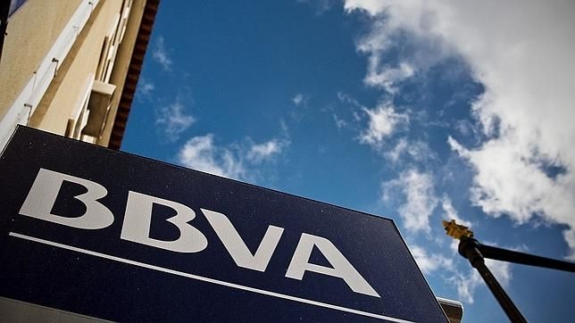 Cajero de un banco BBVA