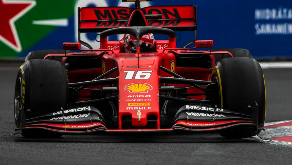 Charles Leclerc superaba a Vettel 