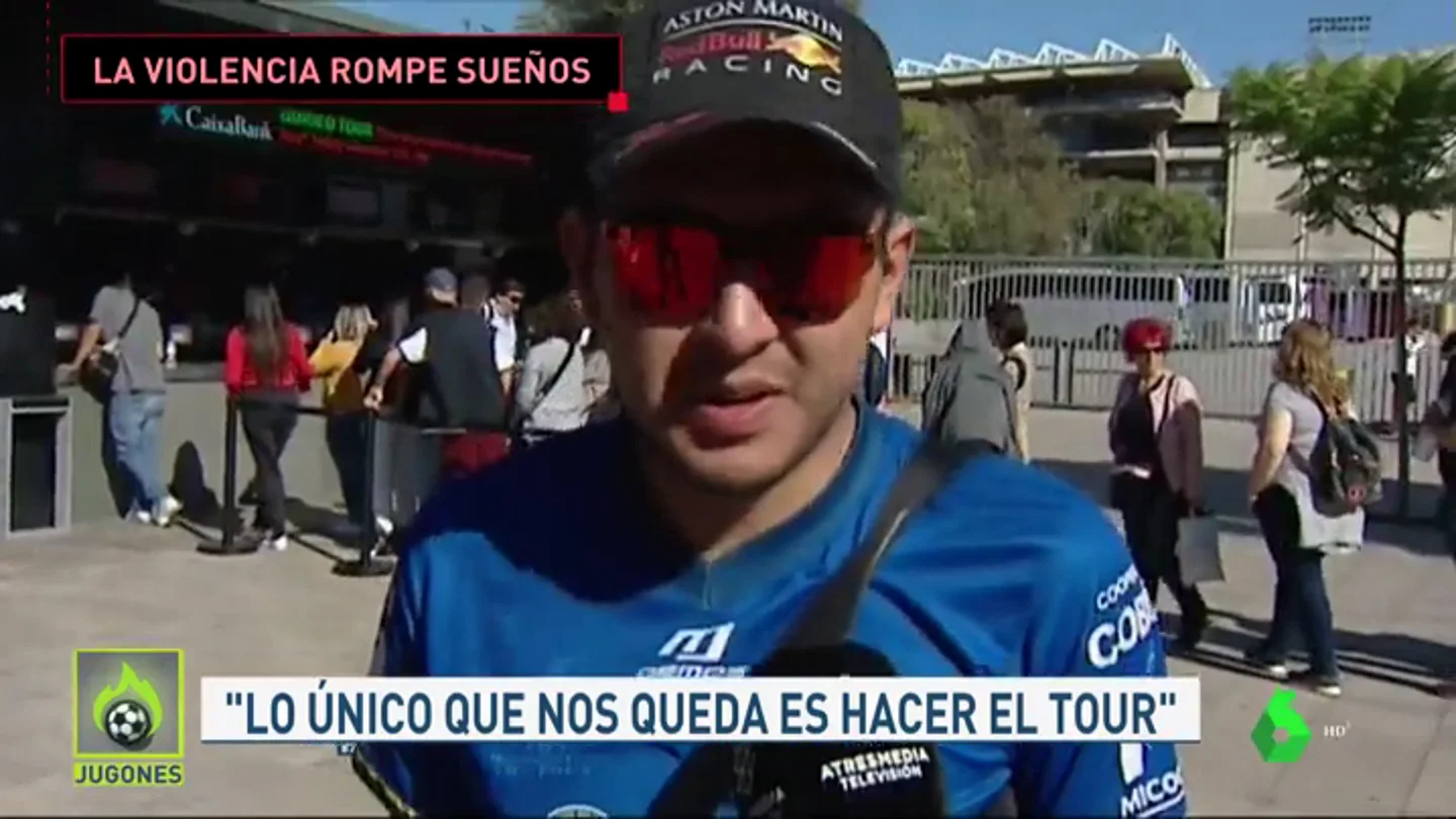 Venían a ver el Clásico... y se tuvieron que conformar con hacer el Tour del Camp Nou Venían a ver el Clásico... y se tuvieron que conformar con hacer el Tour del Camp Nou